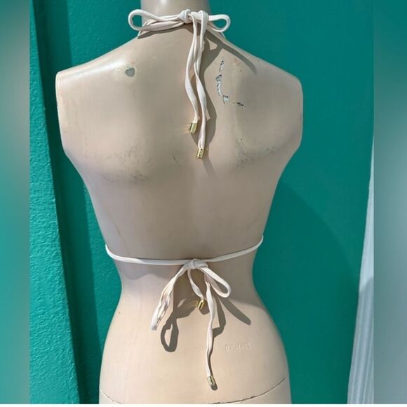 Beach Bunny Lace Halter Bralette - Cream - Picture 2 of 8